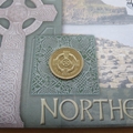 2001 Northern Ireland 1 Pound Coin Cover - Benham First Day Cover - Signed