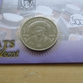 2001 Fabulous Hats Royal Ascot 1 Dollar Coin Cover - Benham First Day Cover - Signed