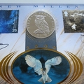 2000 The New Millennium World of Birds 1 Dollar Coin Cover - Benham First Day Cover - Signed