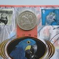 2000 The New Millennium Tropical Splendour 1 Dollar Coin Cover - Benham First Day Cover - Signed