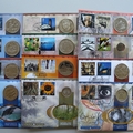 2000 The New Millennium Coin Cover Set - Benham First Day Cover Collection - Signed