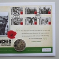 2014 The Trenches First World War Centenary Silver 5 Pounds Coin Cover - Westminster First Day Cover