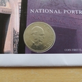 2006 National Portrait Gallery Churchill 1 Crown Coin Cover - First Day Covers by Mercury