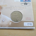 2006 HM Queen Elizabeth II 80th Birthday 5 Pounds Coin Cover - First Day Cover by Mercury