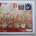 2020 VE Day 75th Anniversary Ultimate Silver 50p Pence Coin Cover - Westminster First Day Cover