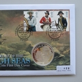 2009 Heroes of the High Seas Silver 5 Pounds Coin Cover - UK First Day Cover Westminster