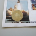 1991 Space Shuttle 10th Anniversary 5 Dollars Coin Cover - Marshall Islands First Day Cover