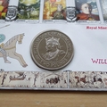 1987 William the Conqueror Guernsey 2 Pounds Coin Cover - Royal Mint First Day Cover