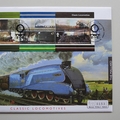 2004 Classic Locomotives The Mallard Silver 5 Pounds Coin Cover - First Day Covers Westminster