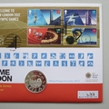 2012 Welcome To London 2012 Olympics Silver 5 Pounds Coin Cover - Westminster First Day Covers
