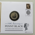 2020 Penny Black 180th Anniversary 50p Pence Coin Cover - Harrington & Byrne First Day Covers