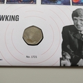 2020 Professor Stephen Hawking 50p Pence Coin Cover - Royal Mail First Day Covers