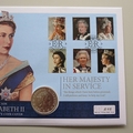 2017 Her Majesty In Service 1oz Silver Britannia Coin Cover - Westminster First Day Covers