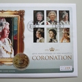 2013 Coronation 60th Anniversary Silver 5 Pounds Coin Cover - Westminster First Day Covers