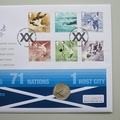2014 Welcome to Glasgow Commonwealth Games Silver 50p Coin Cover - Westminster First Day Covers