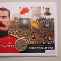 2014 Outbreak of WWI Silver 5 Pounds Coin Cover - Westminster First Day Covers