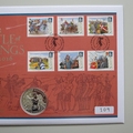 2016 Battle of Hastings 950th Anniversary Silver 5 Pounds Coin Cover - Westminster First Day Covers