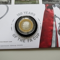2022 150 Years of the FA Cup Silver 2 Pounds Coin Cover - Royal Mail First Day Covers