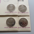 1980 The Queen Mother 80th Birthday Coin Cover Set - First Day Covers Collection
