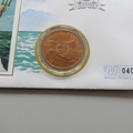 1993 Rule Britannia One Penny Coin Cover - UK First Day Covers