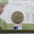 2002 The Queen's Golden Jubilee Brilliant Uncirculated 5 Pounds Coin - Royal Mail