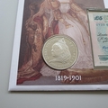 2001 Queen Victoria 5 Pounds Banknote Coin Cover - Westminster First Day Covers