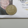 1999 Celebrating 100 Years The Queen Mother Crown Coin Cover - Gibraltar First Day Cover