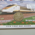 2004 Entente Cordiale 100th Anniversary 5 Pounds Coin Cover - Westminster First Day Covers