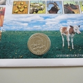 2005 Farm Animals 1 Crown Coin Cover - Westminster Collection First Day Covers UK