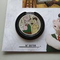 2022 Wallace & Gromit Behind the Scenes Silver Plated Medal Cover - UK Royal Mail First Day Covers