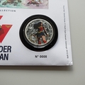 2021 Wonder Woman DC Collection Silver Plated Medal Cover - UK Royal Mail First Day Covers