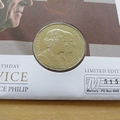 2011 Lifetime of Service HM QE II 5 Pounds Coin Cover - First Day Covers by Mercury