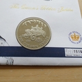 2001 The Queen's Golden Jubilee 100 Days To Go  50p Pence Coin Cover - First Day Covers