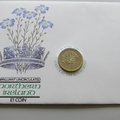 1986 Northern Ireland BU One Pound Coin Cover - UK First Day Cover Royal Mint