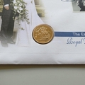 1999 Royal Wedding Earl of Wessex 22ct Full Gold Sovereign Coin Cover - First Day PNC Covers
