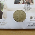 2011 Prince William & Kate Royal Wedding 5 Pounds Coin Cover - First Day Covers