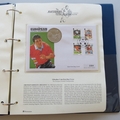1996 European Football Stamp and Coin FDC Cover Collection - PNC First Day Covers