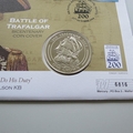 2004 Battle of Trafalgar Bicentenary Crown Coin Cover - UK First Day PNC Cover