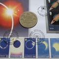 1999 Last Total Solar Eclipse of the Millennium 5 Pounds Coin Cover - UK First Day PNC Cover