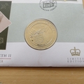 2011 The Queen's Diamond Jubilee 100 Days To Go 10 Dollars Coin Cover - First Day Cover