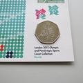 Boccia London 2012 Olympics Sports 50p Pence Coin Cover  - Royal Mail
