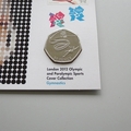 Gymnastics London 2012 Olympics Sports 50p Pence Coin Cover  - Royal Mail
