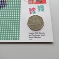 Judo London 2012 Olympics Sports 50p Pence Coin Cover  - Royal Mail