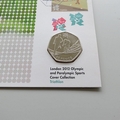 Triathlon London 2012 Olympics Sports 50p Pence Coin Cover  - Royal Mail