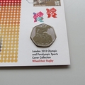 Wheelchair Rugby London 2012 Olympics Sports 50p Pence Coin Cover  - Royal Mail