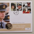 2012 Duke of Cambridge 13th Birthday Silver 5 Pounds Coin Cover - Jersey PNC First Day Cover