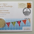 2013 Prince George Birth Sterling Silver Medal Cover - UK PNC First Day Cover