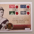 2013 The Queen's Coronation Jubilee Silver 5 Pounds Coin Cover - UK PNC First Day Cover