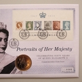 2013 Portraits of Her Majesty 5 Shillings Coin Cover - UK PNC First Day Cover