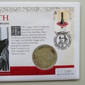 2014 Macbeth by William Shakespeare Silver Proof 5 Pounds Coin Cover - Jersey PNC First Day Cover
